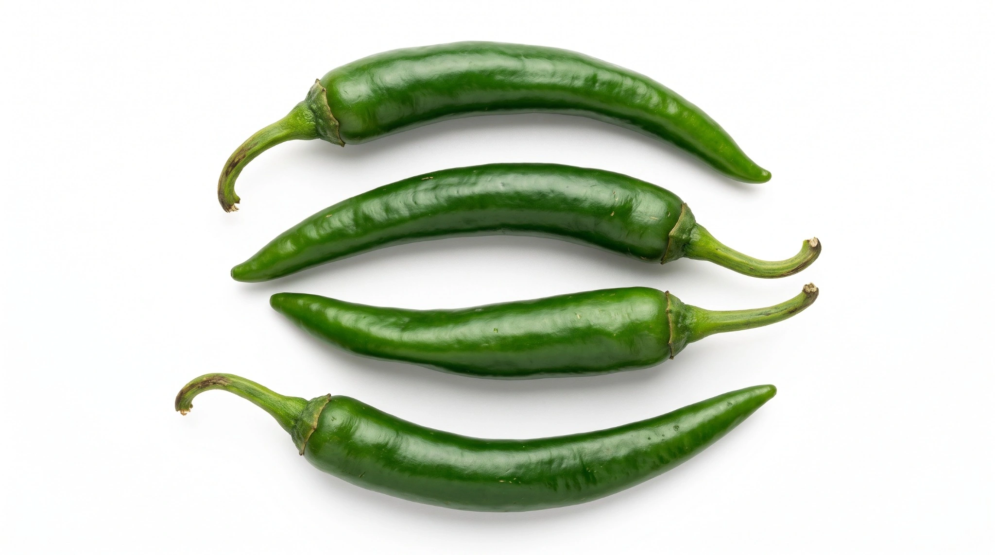 Green Hot Chili Pepper, Raw
